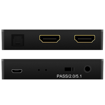Hangkülönítő HDMI bemenettel és 3,5-ös kimenettel, 5V tápegység