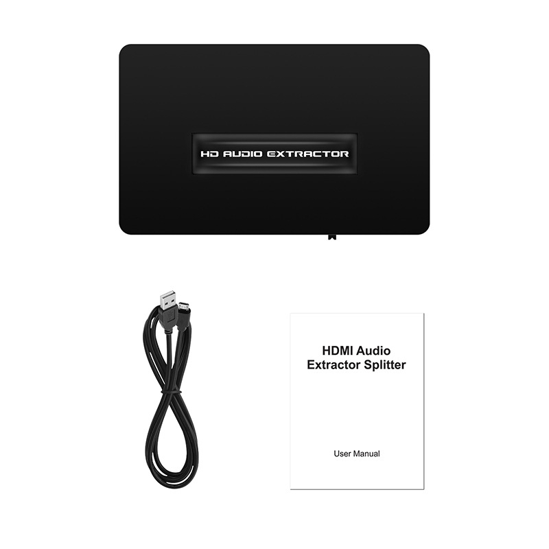 Hangkülönítő HDMI bemenettel és 3,5-ös kimenettel, 5V tápegység