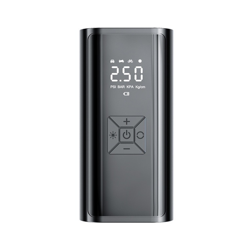 Електрически мобилен автомобилен компресор за гуми | безжична мини помпа, 12V, 120W, 35 л/мин, цифров дисплей