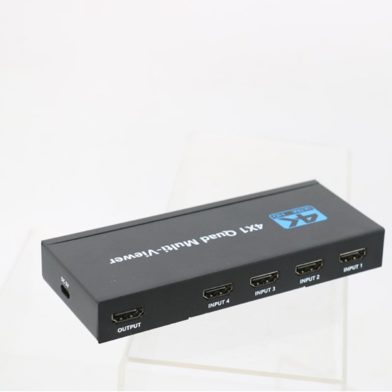 HDMI τετραπορτικός διαχωριστής οθόνης, KVM διακόπτης, HDMI Multi-Viewer, ανάλυση 1920x1080, 1m καλώδιο