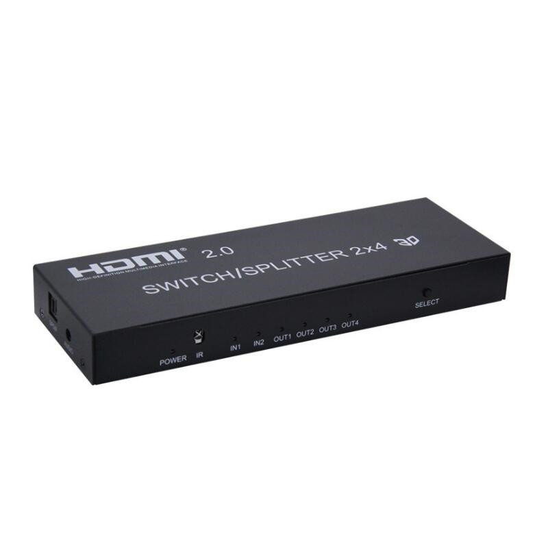 HDMI matriks preklopnik 2x4, 4K x 2K, podrška 3D, HDMI 2.0