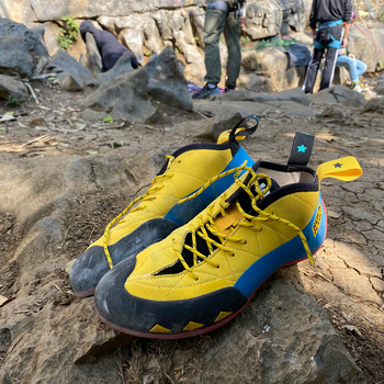 Παπούτσια αναρρίχησης με Velcro, διαπνοή, αντιολισθητική σόλα από καουτσούκ για αναρρίχηση σε βράχους