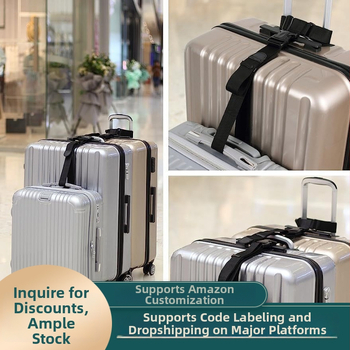 Elastični kaiš za putnu prtljagu – podesiv, poliester, kod F193, proljeće 2024, stil Mix and Match