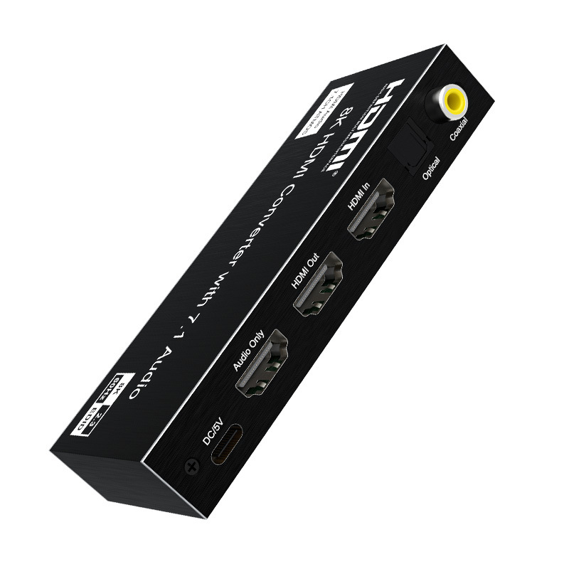 HDMI prekidač i audio ekstraktor - 8K@60Hz, podrška 4K120Hz, HDMI digitalna audio ekstrakcija, daljinsko buđenje, upravljanje napajanjem
