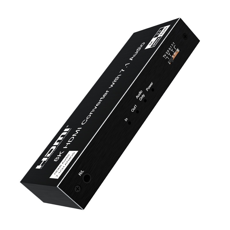 HDMI prekidač i audio ekstraktor - 8K@60Hz, podrška 4K120Hz, HDMI digitalna audio ekstrakcija, daljinsko buđenje, upravljanje napajanjem