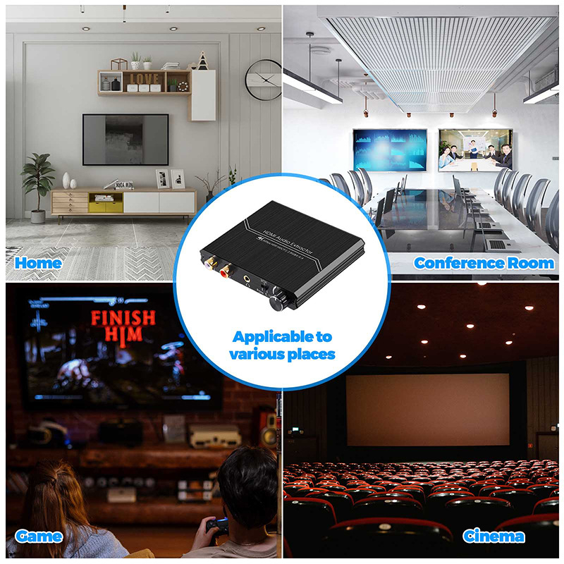E zeus EZ0226 HDTV audio razdjelnik/pretvarač s dekoderom i kontrolom glasnoće