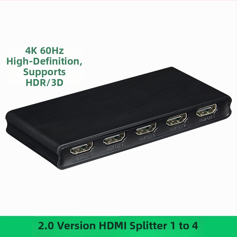 HDMI 1x4 splitter, 4K60Hz HDR, verzia 2.0, model HD20220601