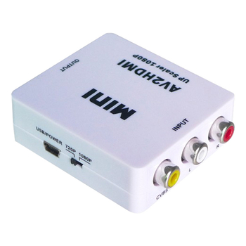 Convertor Mini AV la HDMI, intrare RCA către HDMI, 1080p