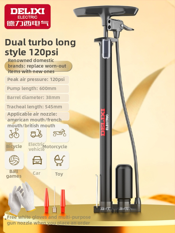 Ručná pumpa na bicykle, prenosný mini nafukovač