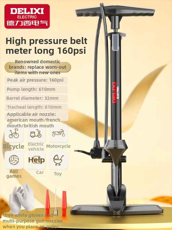 Ručná pumpa na bicykle, prenosný mini nafukovač