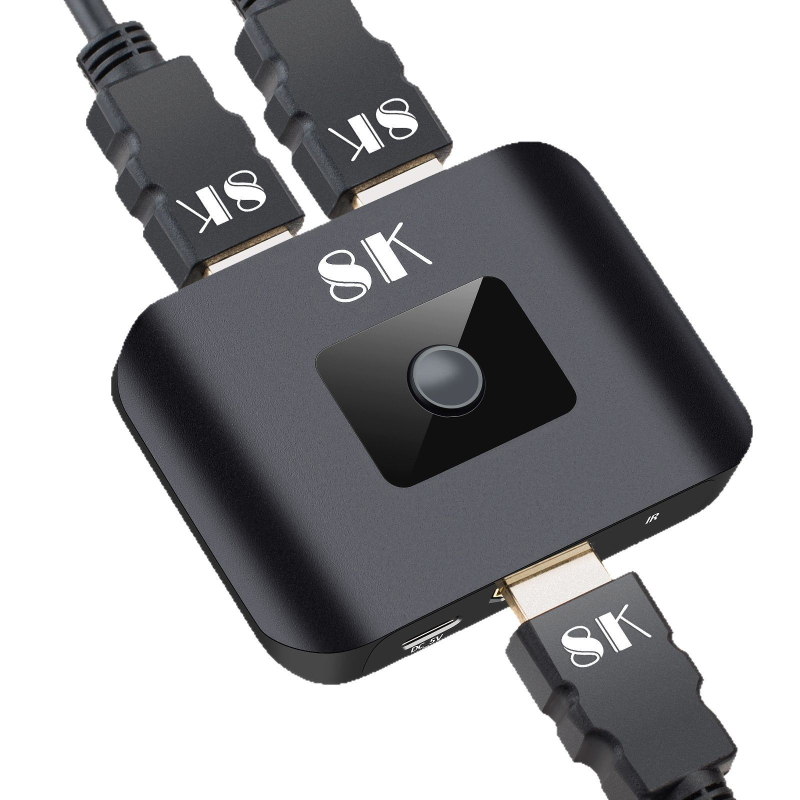 HDNKT H82 HDMI 2.1 8K 2x1 HDMI prekidač, 8K60Hz, Podrška daljinskom buđenju