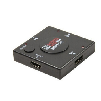 HDMI prekidač 3×1, 1080p, HDMI distribucija, podrška upravljanju napajanjem, za sigurnosni nadzor