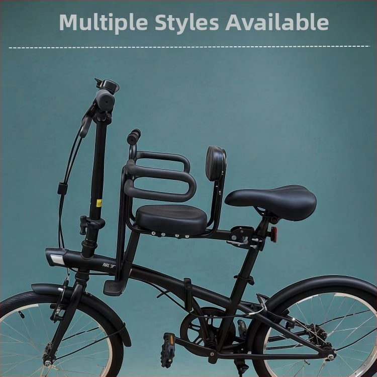 Sjedalo za bicikl s prednjim dječjim sjedištem, brzo oslobađanje jednim gumbom, Model 16, za obične bicikle