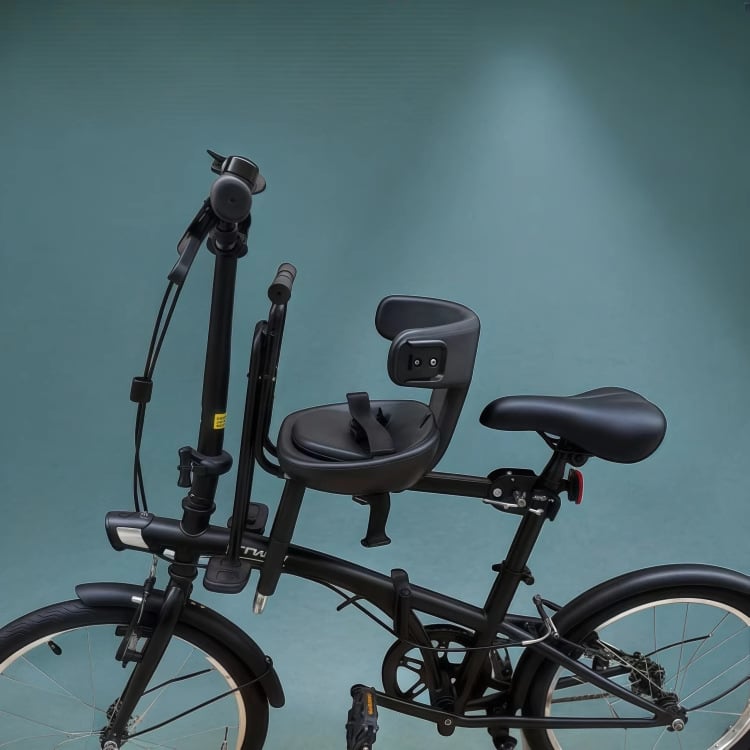 Sjedalo za bicikl s prednjim dječjim sjedištem, brzo oslobađanje jednim gumbom, Model 16, za obične bicikle