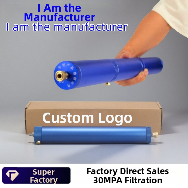 Filtr olej-voda s dvojitou separáciou pre vysokotlakú čerpadlo na nafúknutie, hliníkové telo, ARKEN