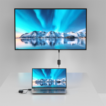 HDMI vezeték nélküli extender - 50 m átviteli távolság, 1080p60 HDMI bemenet/kimenet, DC 5V1A tápegység, Modell HE-50W