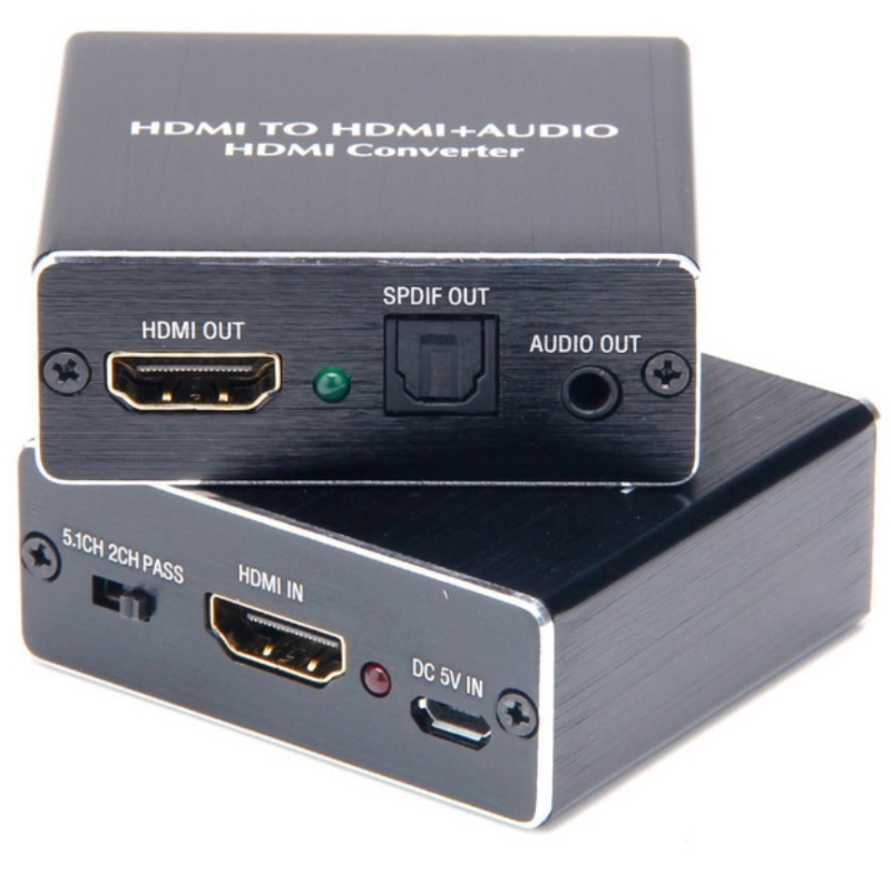 HDMI audio splitter, 4K×2K pri 30 Hz, HDMI na HDMI + 3,5 mm izlaz, model YH-HY20