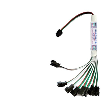 LED TTL zosilňovač signálu, 8 kanálov, 3P terminál, model LED-TTL-AMP-8, napätie 5–24V