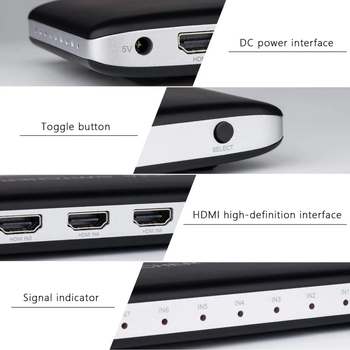HDMI 2.0 4K60Hz 7x1 prekidač za distribuciju videa