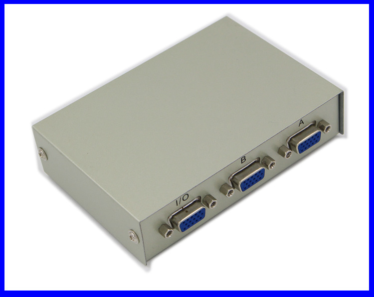 HDX VGA prekidač, model HDX-1, 2 ulaza/1 izlaz, zaslon s više sučelja, brzo prebacivanje