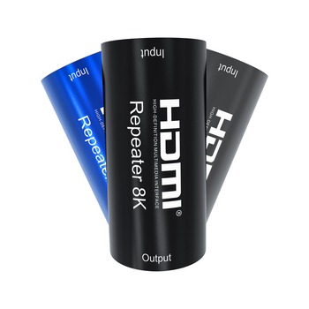 Extender HDMI 8K cu amplificator de semnal, 8K@60Hz, transmisie prin cablu până la 25 m, fără alimentare, protecție la trăsnet, suport pentru daisy-chain