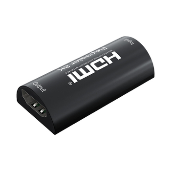 Extender HDMI 8K cu amplificator de semnal, 8K@60Hz, transmisie prin cablu până la 25 m, fără alimentare, protecție la trăsnet, suport pentru daisy-chain