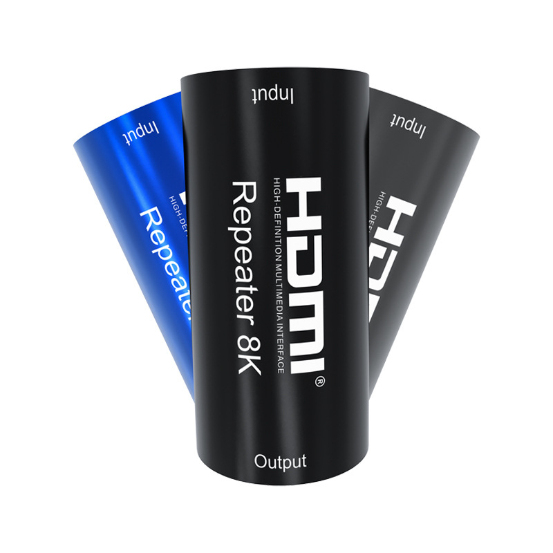 Extender HDMI 8K cu amplificator de semnal, 8K@60Hz, transmisie prin cablu până la 25 m, fără alimentare, protecție la trăsnet, suport pentru daisy-chain