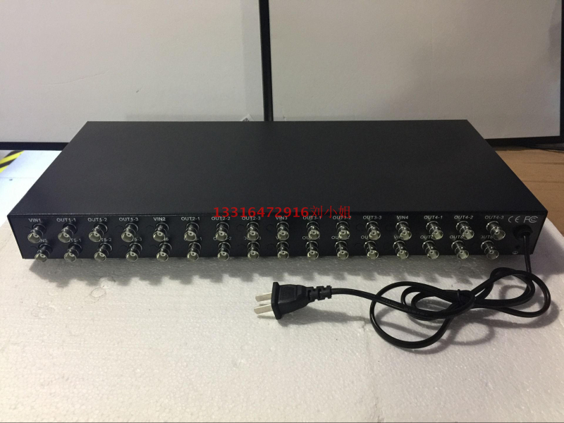 Haodewo TVI/CVI/AHD koaksijalni HD video razdjelnik, konfiguracije 1x3 i 8x24, Haodewo marka, model 1