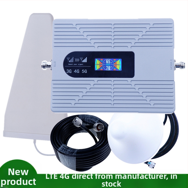 Domáci 5G zosilňovač signálu a prijímač, frekvenčné pásmo 700/900/1800/2100 MHz, FDD sieť, pokrytie 100-800 m², vstavaný firewall