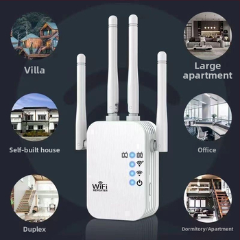 Bežični AP zidni repeater – ponavljač, domet 30 m, 300 Mbps, napajanje 110 V, 802.11n