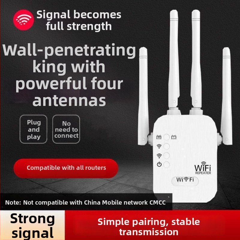 Bežični AP zidni repeater – ponavljač, domet 30 m, 300 Mbps, napajanje 110 V, 802.11n
