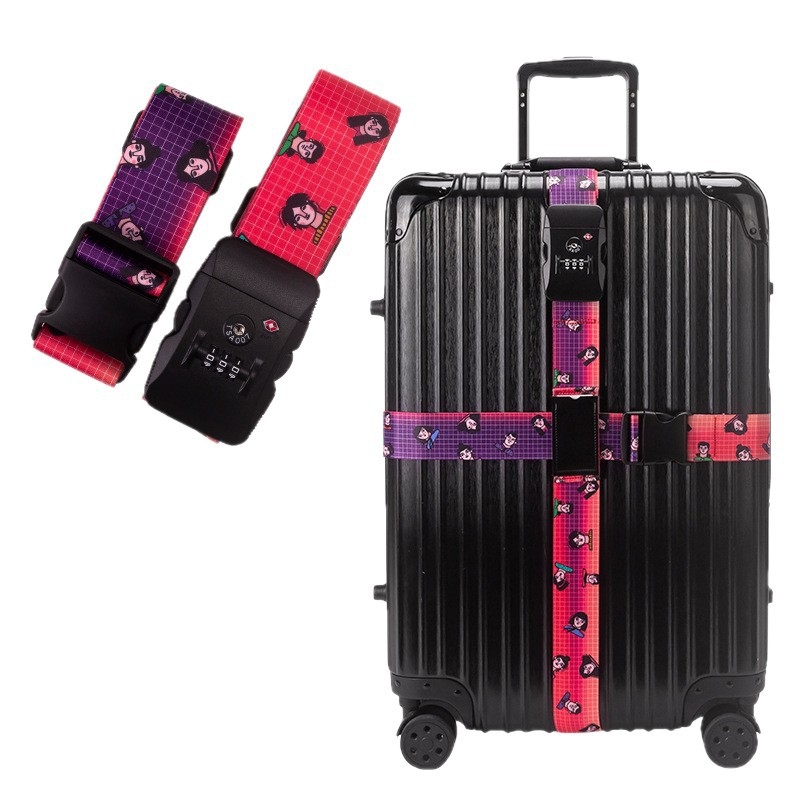 Podesivi kaiš za prtljagu s logom za putovanja, poliester, šifra proizvoda YH20250605, brend YIHONG, funkcija smanjenja težine