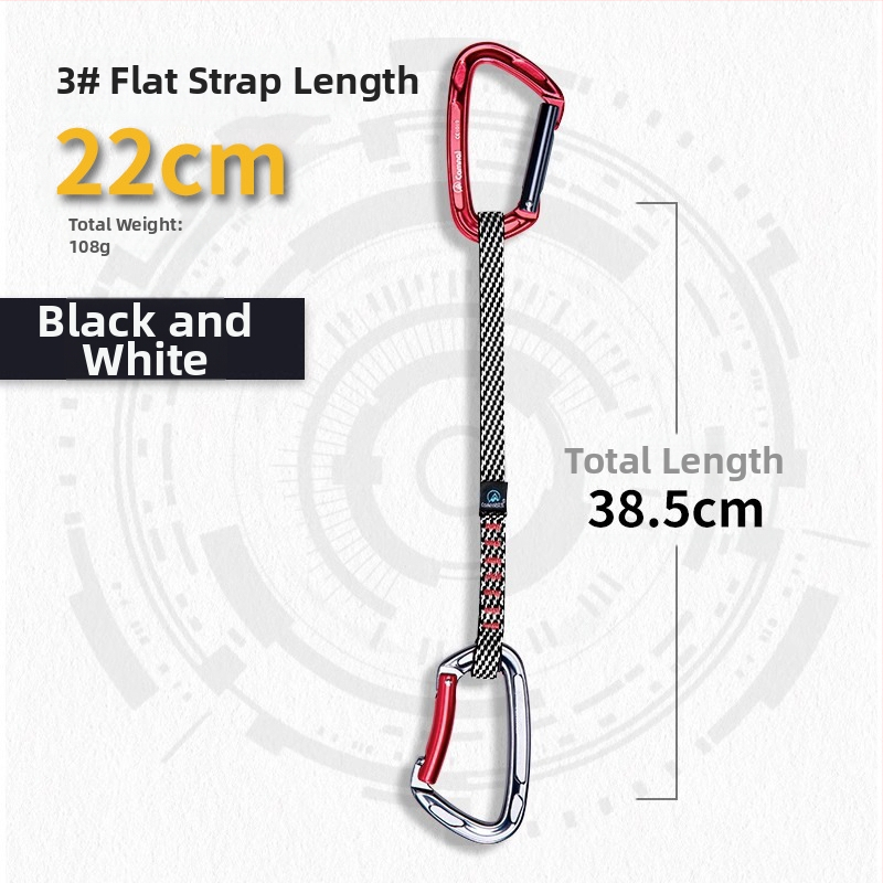 Canle set zaštite za penjanje s brzim zakačivanjem i ploskim remenom – licencirani privatni brend