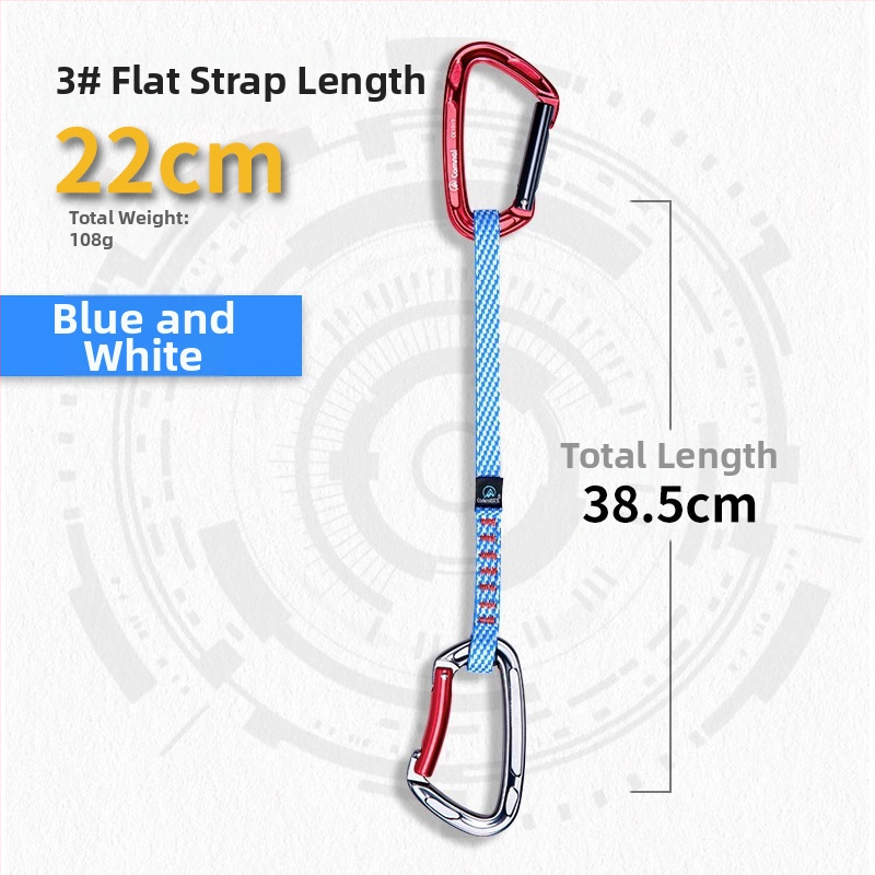 Canle set zaštite za penjanje s brzim zakačivanjem i ploskim remenom – licencirani privatni brend