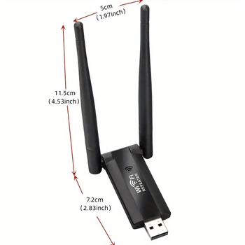 USB bežični pojačivač signala i ponavljač, model U8, 300 Mbps, domet 10 m