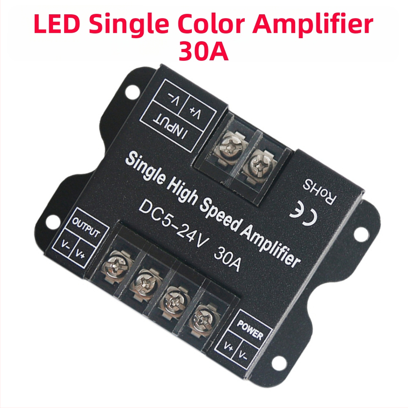 RGBWW LED trak ponavljač i pojačalo (5-24V; Način upravljanja: Sinkronizacija; Način signala: PWM; Sučelje: Terminali; IP20)