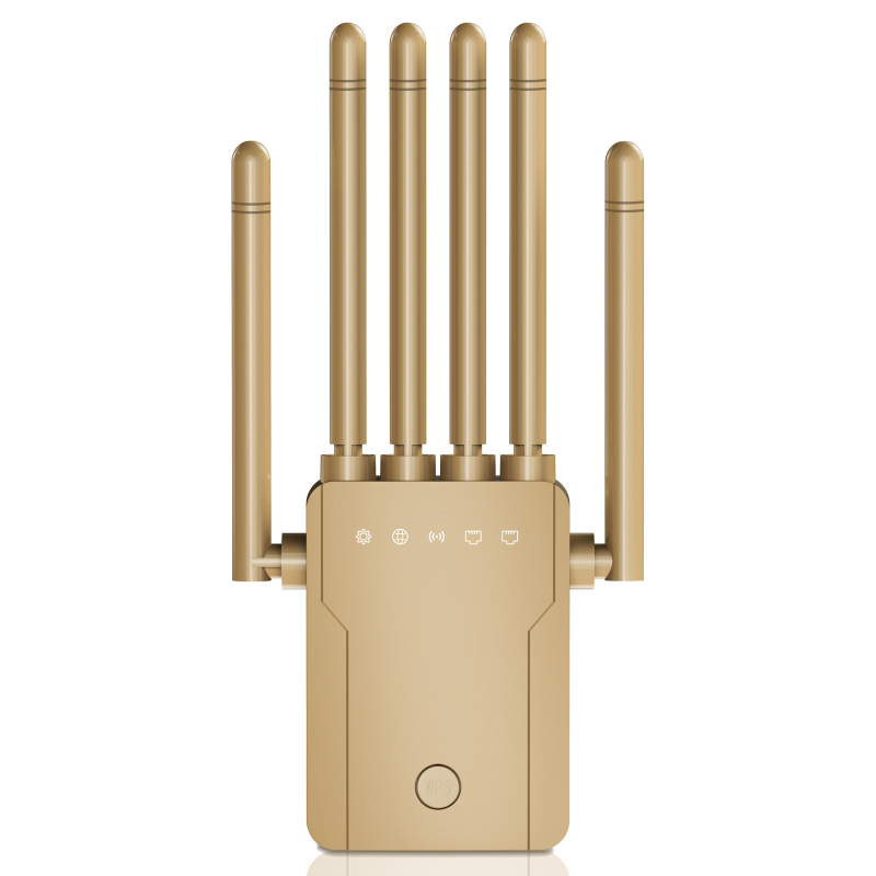 Bežični ponavljač s 6 antena, 300 Mbps, domet 30 m, 802.11n, zaštita od udara groma
