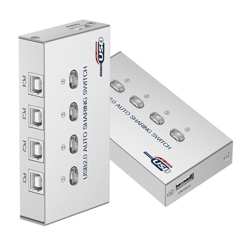 ABB-US201 USB port dijeljeni preklopnik: automatsko/ručno prebacivanje, USB 2.0, za tipkovnicu, miš i USB disk