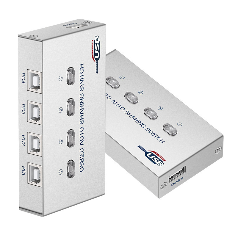 ABB-US201 USB port dijeljeni preklopnik: automatsko/ručno prebacivanje, USB 2.0, za tipkovnicu, miš i USB disk