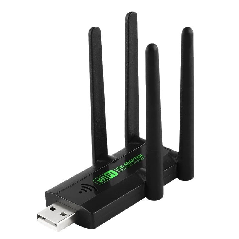 Amplificator de semnal WiFi și extender, dual-band, patru antene, design circular