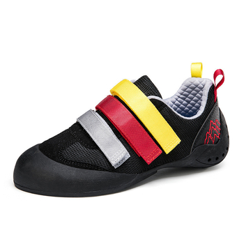 Παπούτσια αναρρίχησης για unisex ενήλικες - κλείσιμο Velcro, εσωτερικό μπολντέρ, αντιολισθητικά, άνω μέρος συνθετικό δέρμα