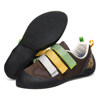 Παπούτσια αναρρίχησης για unisex ενήλικες - κλείσιμο Velcro, εσωτερικό μπολντέρ, αντιολισθητικά, άνω μέρος συνθετικό δέρμα