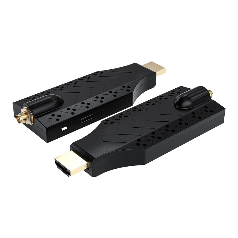 Bezdrôtový HDMI vysielač a prijímač, dosah 150 m, HD prenos videa, antény a HDMI kábel sú súčasťou balenia