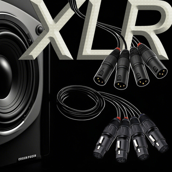 Maojia RJ45 na 4-kanalni XLR audio adapter, Plug‑and‑Play signalni extender, ROHS, najlonsko kućište s najlonskom opletkom, -40°C do 105°C