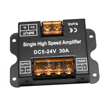 LED pojačalo za LED trak, model AMF-30, PWM signal, napon DC5-24V, domet upravljanja 10 m, sučelje s priključnim blokom