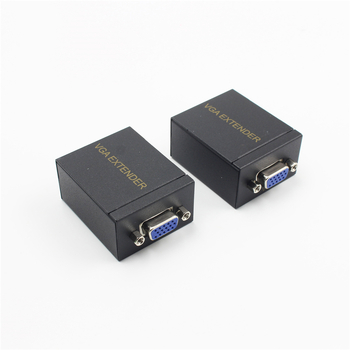 Extender VGA 60m cu amplificator de semnal, protecţie la fulger, anti-static, transmisie HD