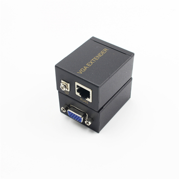 Extender VGA 60m cu amplificator de semnal, protecţie la fulger, anti-static, transmisie HD