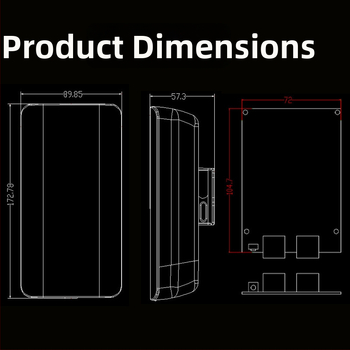 ABS защитен корпус за безжичен мост AP/CPE – кейс за WiFi повторител
