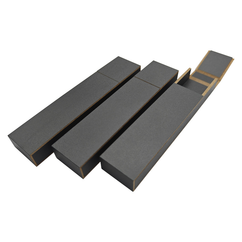 Kadidlo krabička z fiberboardu s EVA výstelkou, model QF-035, potlač horúceho razenia strieborného loga, prispôsobiteľné logo