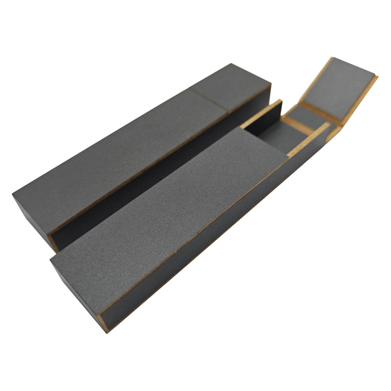 Kadidlo krabička z fiberboardu s EVA výstelkou, model QF-035, potlač horúceho razenia strieborného loga, prispôsobiteľné logo